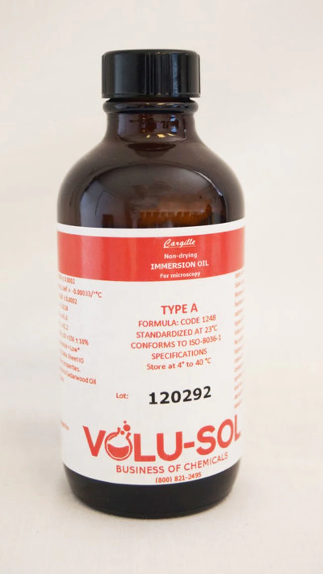 Oil Immersion Volu-Sol™ Low Viscosity Type A 4OZ .. .  .  